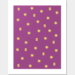 Lost Princess Sun and Lantern Pattern Posters and Art